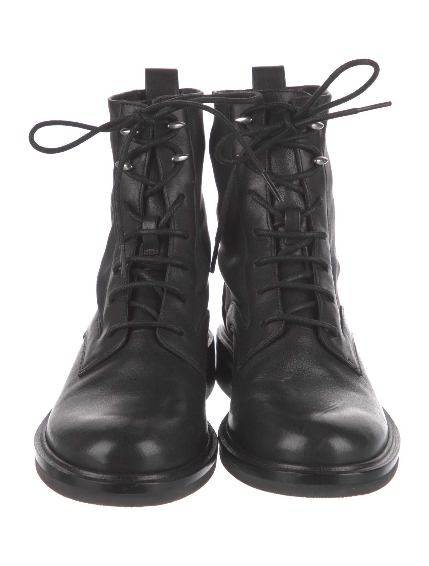 Rag & Bone Leather Lace-Up Boots